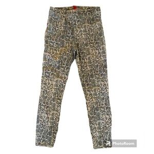 Spanx by Sara Blakely snakeskin print ankle pants size medium